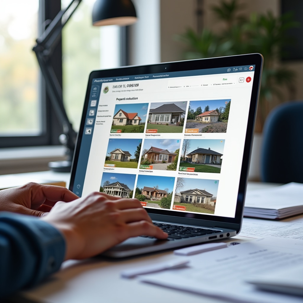 Ifomethi yombiko wokuhlola indlu wedijithali obuyekeziwe onezithombe ezithuthukisiwe